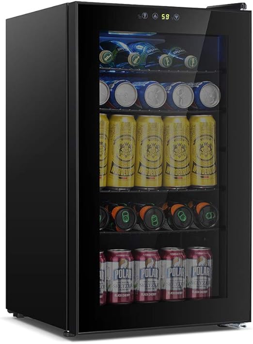 mini beer fridge amazon