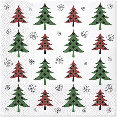 PAW Fairytale Christmas Tissue Paper Napkins 33cm x 33cm - Pack of 20