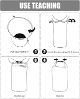 Victoper Waterproof Dry Bag Set 6 Pcs 8L 5L 3.5L 3L 2.5L 1.5L Outdoor Organizer view 6