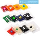 HYBSK Hylabelest 10mm Red Dot Stickers 1400 Labels 20 Sheets Gloss Paper view 2