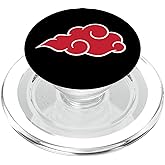 Red Cloud Anime Style Japanese Manga Comic Style Pattern PopSockets PopGrip for MagSafe