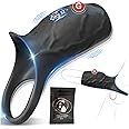 Vibrating Penis Sleeve Cock Ring, Couples Adult Sex Toys for Men Women, Pleasure Penis Ring Vibrator Penis Extender for Penis Testicles G Spot Stimulation, LNIIY Male Couple Sex Toy Erection Sex