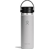 Hydro Flask Flex Sip Coffee Tumbler – Insulated Stainless Steel, Non Spill, Leak Proof Travel Coffee Cup 20 Oz Birch Gray