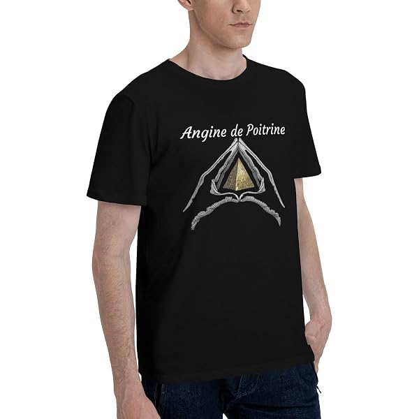 Angine De Poitrine T-Shirt, Black, Medium : Amazon.ca: Clothing