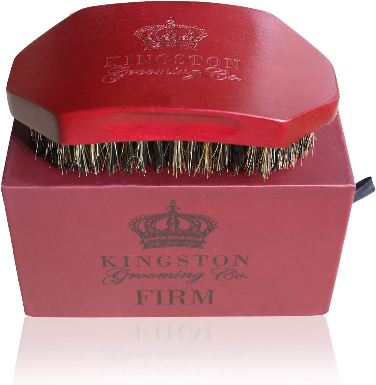 Wave Brush for Men- Boar Hair Brush for Men Perfect Edge Brush and Hair Waver, 360 Waves Brush, Great with Durags