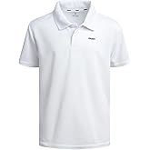 DKNY Boys Polo Shirt - Performance Golf Polo with Moisture Wicking Fabric, Short Sleeve Boys Golf Shirts (Sizes: 8-20)