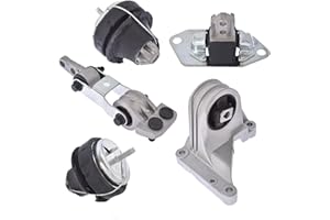 labwork 5PCS Engine Motor Mount Torque Rod Stabilizer Kit Replacement for Volvo V70 XC70 S60 8624757 8659000 30680750 3077895