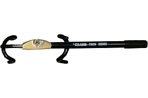 Winner International The Club 3100 Twin Hooks Steering Wheel Lock, Black/Gold