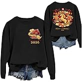 Tauobo Year Of The Horse 2026 Sweatshirt Chinese New Year 2026 Sweatshirt & Hoodie For Women Men