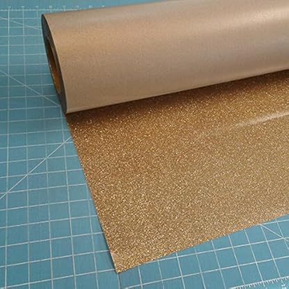 Siser Glitter Old Gold 20" x 10' Iron on Heat Transfer Vinyl Roll, HTV