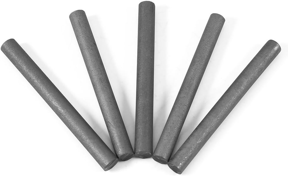 5Pc Graphite Rod Length 100mm Diameter 10mm Electrode Cylinder Rod 99.9