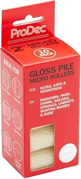 ProDec 10 Pack 2in Gloss Mohair Mini Roller for Smooth Finish view 4