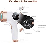 SZSZLMY 3-in-1 IPL Laser Hair Removal, 9-Level Adjustable Ice-Cold view 6