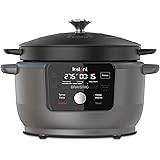Instant Pot Electric Round Dutch Oven, 6-Quart 1500W, From the Makers of Instant Pot, 5-in-1: Braise, Slow Cook, Sear/Sauté, 