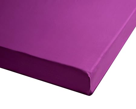 Sancarlos - Sábana bajera , 100% Algodón percal, Color morado ...