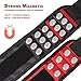 Magnetic Wristband with 15 Super Strong Magnets,Magnetic Wrist for Holding Tools Screws Nails Drilling Bits Armband Gift for DIY Handyman Men Dad Husband Boyfriend Women By JACKiSS PRO (2 Sizes)