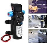Yosoo DC 12V 60W Diaphragm Water Pump 115PSI Automatic Pressure Switch Caravan view 2