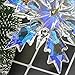 XIANGBAN Ice Smurfs Crystal Snowflake Ornaments Home Decor Winter Decoration (2019-Multicolor)