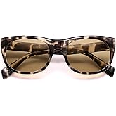 VANLINKER Retro Polarized Square Sunglasses for Women Men Trendy Soft-Square Frame Rectangular Shades VL9866
