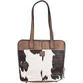 STS Ranchwear Unisex Cowhide Shopper Distressed Brown Leather Laptop Bag OS