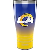 Tervis Traveler NFL Los Angeles Rams - Ombre Triple Insulated Tumbler Travel Cup Keeps Drinks Cold & Hot, 30oz, Stainless Steel