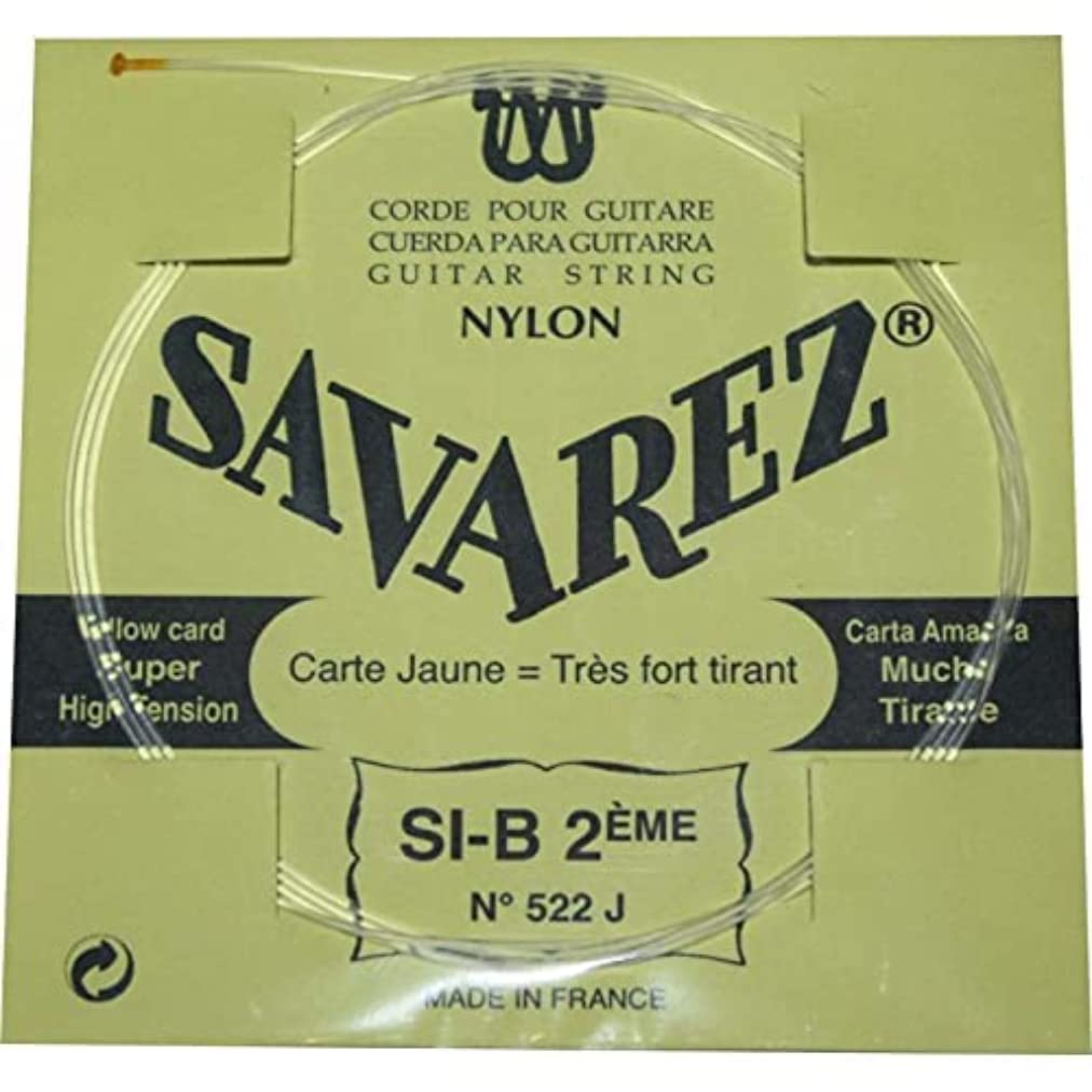 Savarez Traditional Concert 522J Single String H/B2 High, Fits 520J Set, Nylon, Classical Guitar
