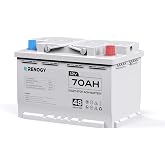 Renogy 12V 70Ah AGM Car Battery H6, Group 48 Start and Stop Automotive Battery with 720 CCA, 120RC, Reliable Power for Cars, SUVs, Trucks, and Marine Starting