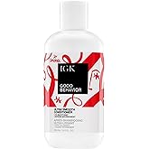 IGK GOOD BEHAVIOR Ultra Smooth Conditioner | Frizz Control + Hydrates + Shine | Vegan + Cruelty Free |