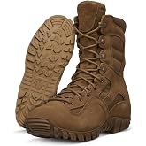 Belleville Khyber TR550 8" Tactical Boots for Men, AR 670-1 Compliant | Military Boots, AR 670-1 &amp; AFI 36-2903 Ready, Aggressive Grip, Load-Bearing Insole, Moisture-Wicking Liner, Lightweight