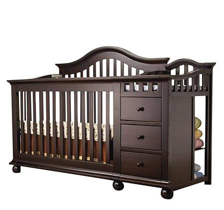sorelle verona crib and changer toddler rail