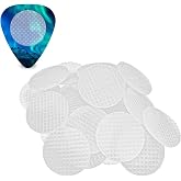 Birllaid Grips for Guitar Picks, Guitar Pick Grips Help You Hold Guitar Picks Tightly, Self Adhesive 30Grips