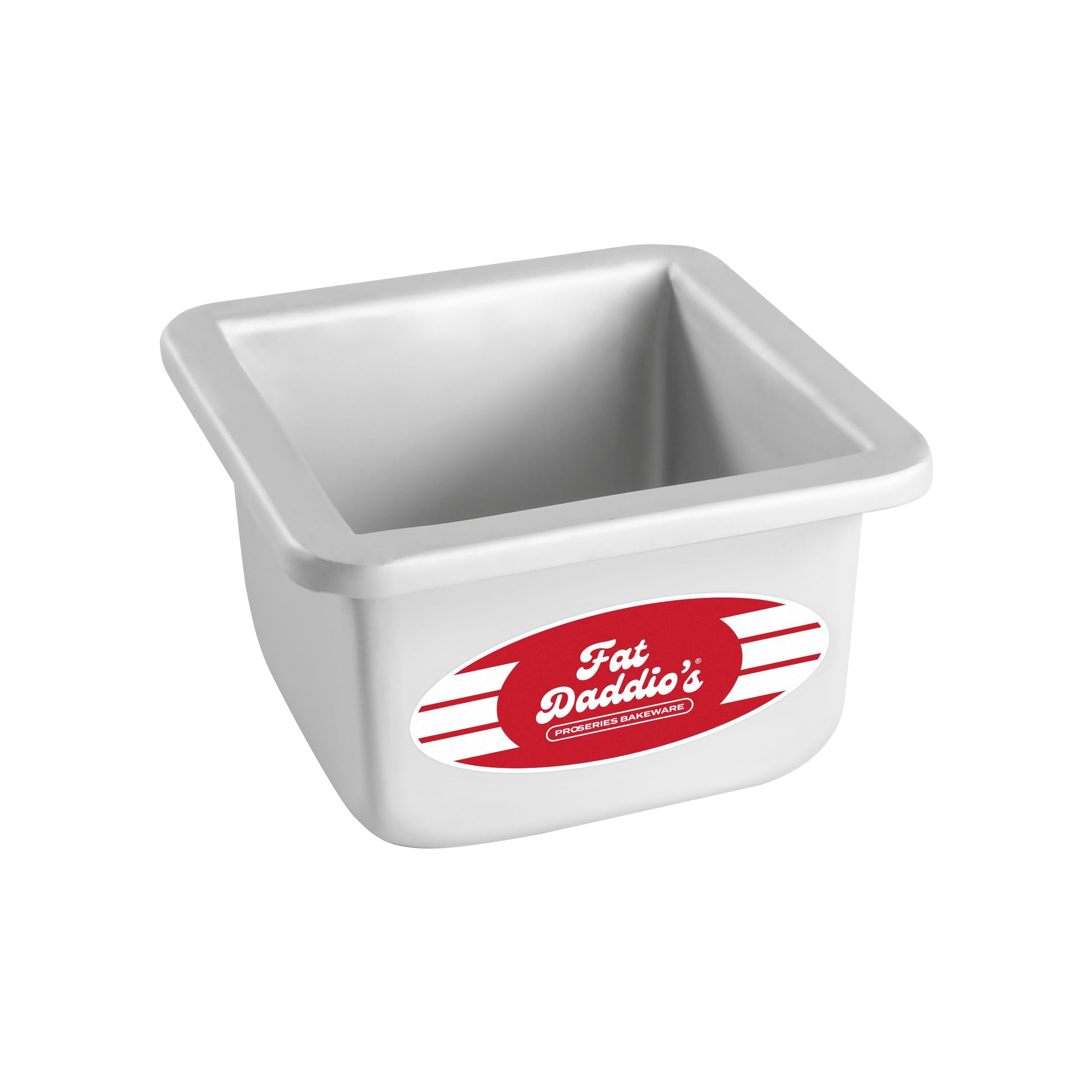 Fat Daddio's Anodized Aluminum Square Cake Pan, 4 x 3 Inch