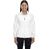 Ash City Ladies Motivate Core 365 Unlined Lightweight Jacket (Large, White)