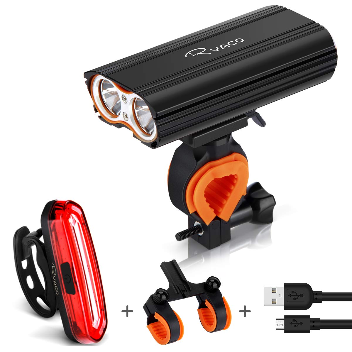 luce led bicicletta con ghiera regolabile