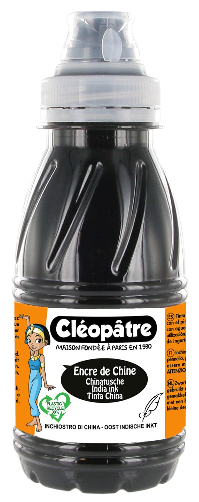 Cleopatra edc250-2 Ink 6 x 6 x 16 cm Black