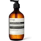 Aesop Geranium Leaf Body Cleanser, Refreshing, Purifying Body Wash, 16.9 oz | Body wash with essential oils of Geranium Leaf, Mandarin Rind and Bergamot Rind. Ideal for most skin types.