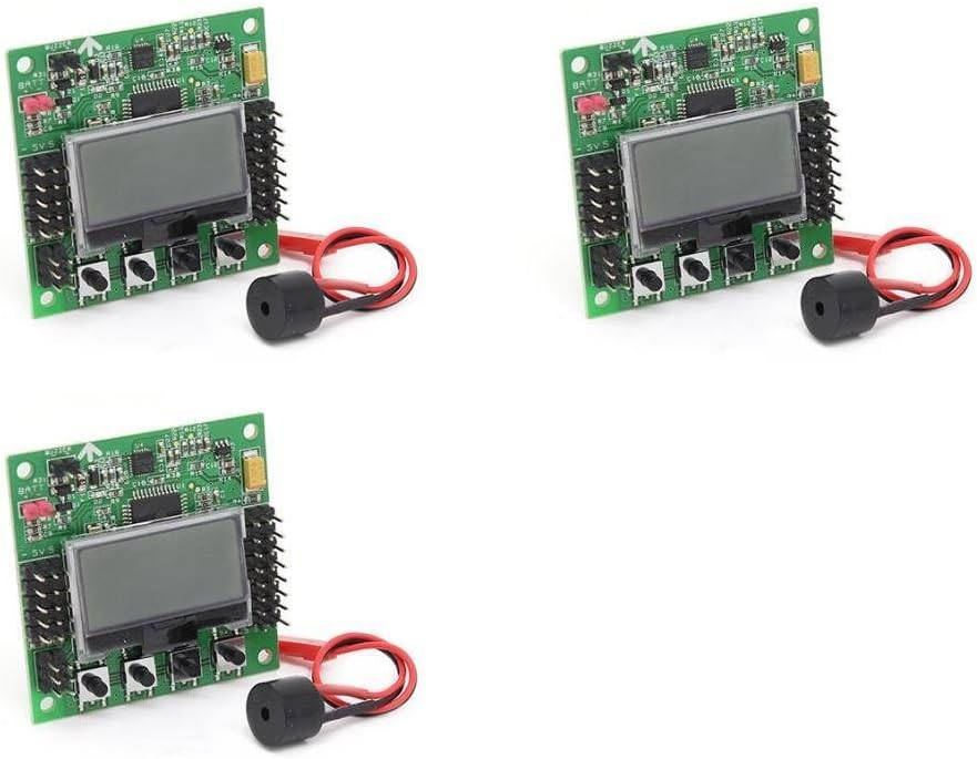 HobbyFlip Hobbyking KK2.1.5 Multi-Rotor LCD Flight Control Board with 6050MPU Compatible with RC Aircraft 3 Pack