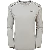 Rab Women's Force LS Tee - Lightweight Long-Sleeve T-Shirt for Hiking, Climbing, & Trail Running