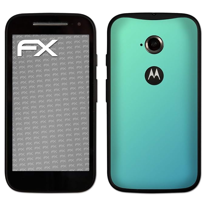 atFolix Skin kompatibel mit Motorola Moto E 2. Generation 2015, Designfolie Sticker (FX-Variochrome-Lapis-Blue), Mehrfarbig s