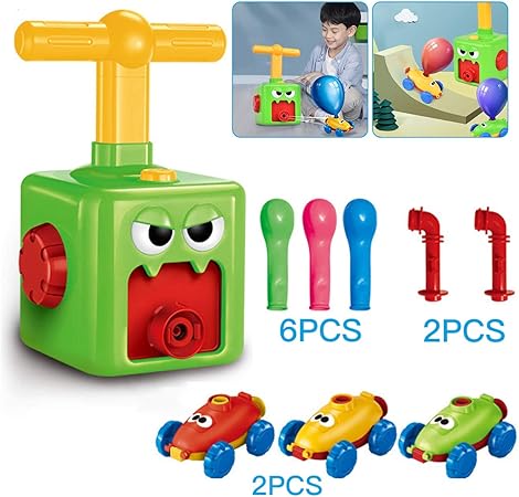 Powered Car Balloons, Inertial Power Balloon Car Toy, Racers