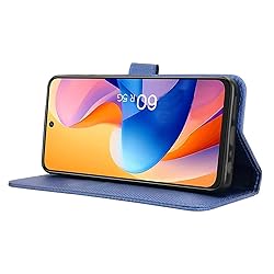 Elubugod Compatible with TCL 60 5G Leather Case,PU