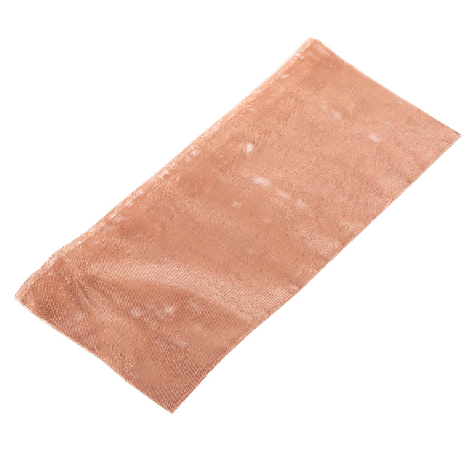 Uxcell 100 Mesh Pure Copper Mesh Screen Roll, 12" x 39" Woven Wire Mesh Screen for Garden and House Dense Filter, Window Protection, Knitted DIY Fabric, Gold