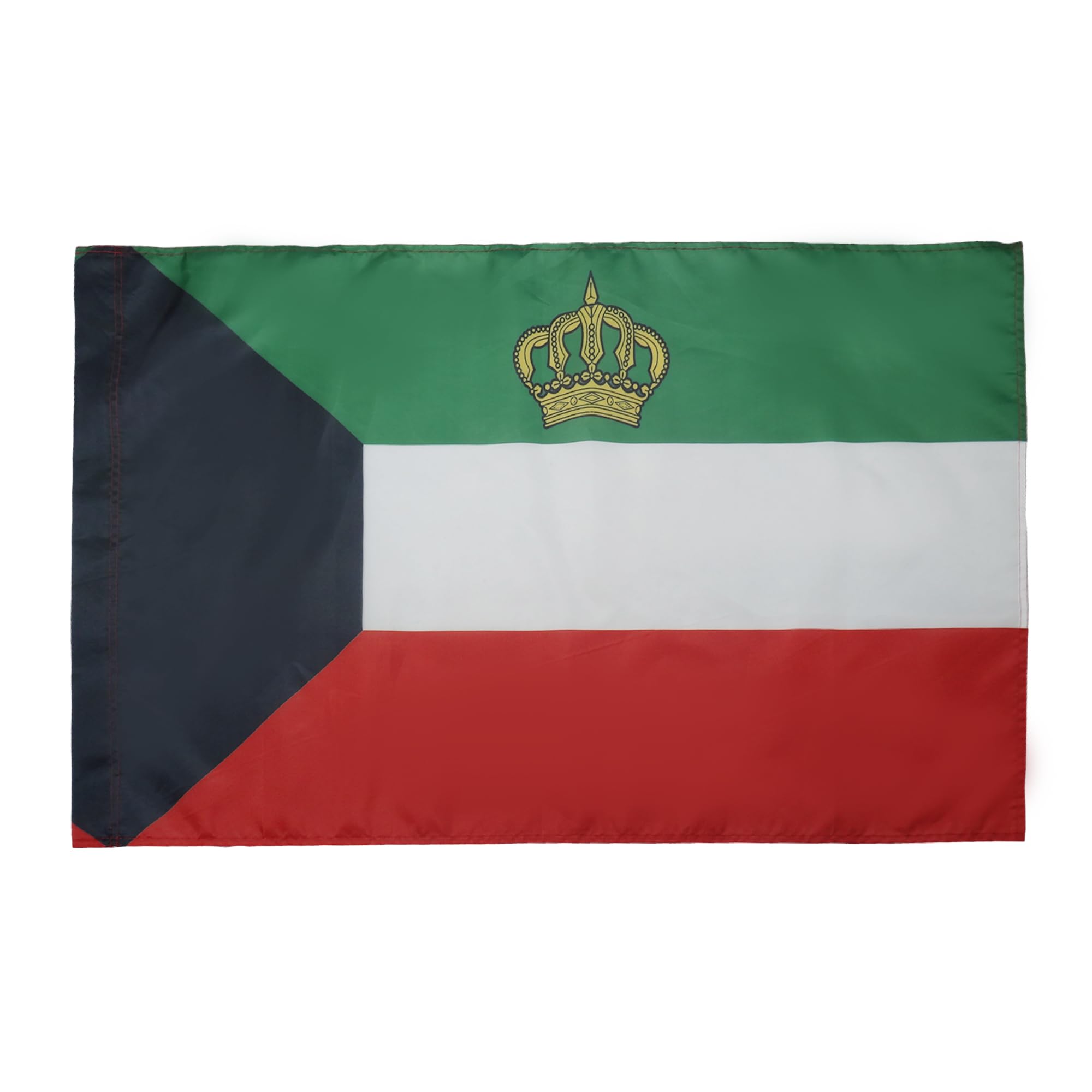 AZ FLAG - Emiri Standard of Kuwait Flag - 3x5 Ft - Kuwaiti Kingdom Banner with Sleeve - 100% Polyester - Fade Resistant - Vivid Colors - 3' x 5' Feet - 150x90 Cm