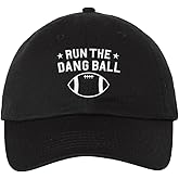 Run The Dang Ball Embroidered Baseball Cap Adjustable Cotton Dad Hat