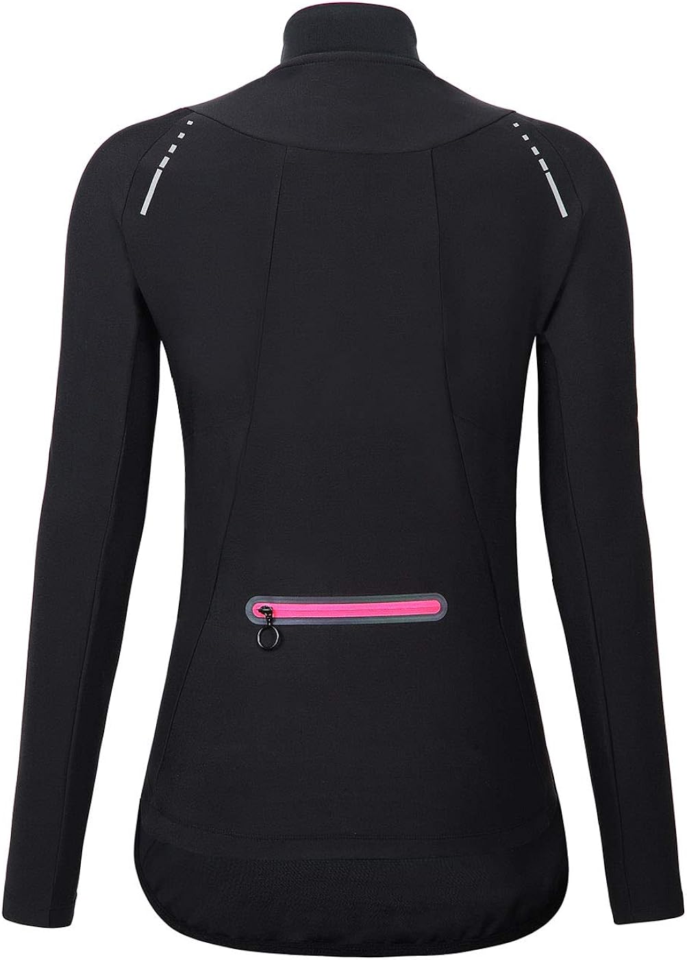 Santic Women Bike Fleece Coat Windproof Reflective Thermal Soft Shell Cycling Winter Biking Jacket : Clothing