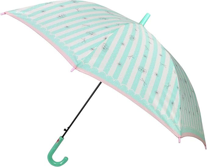 Amazon Co Jp 品 傘 子供用 チェリーリボン ストライプリボン 女の子 ジャンプ傘 55cmジャンプ ストライプリボン 服 ファッション小物