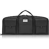 CVLIFE 32" Soft Rifle Case Ar Pistol Case Gun Case Gun Bag Shotgun Case Sbr Bag Rifle Bag, Sbr Case Ar Pistol Bag with Lockable Zipper for Outdoor Hunting Shooting, Black