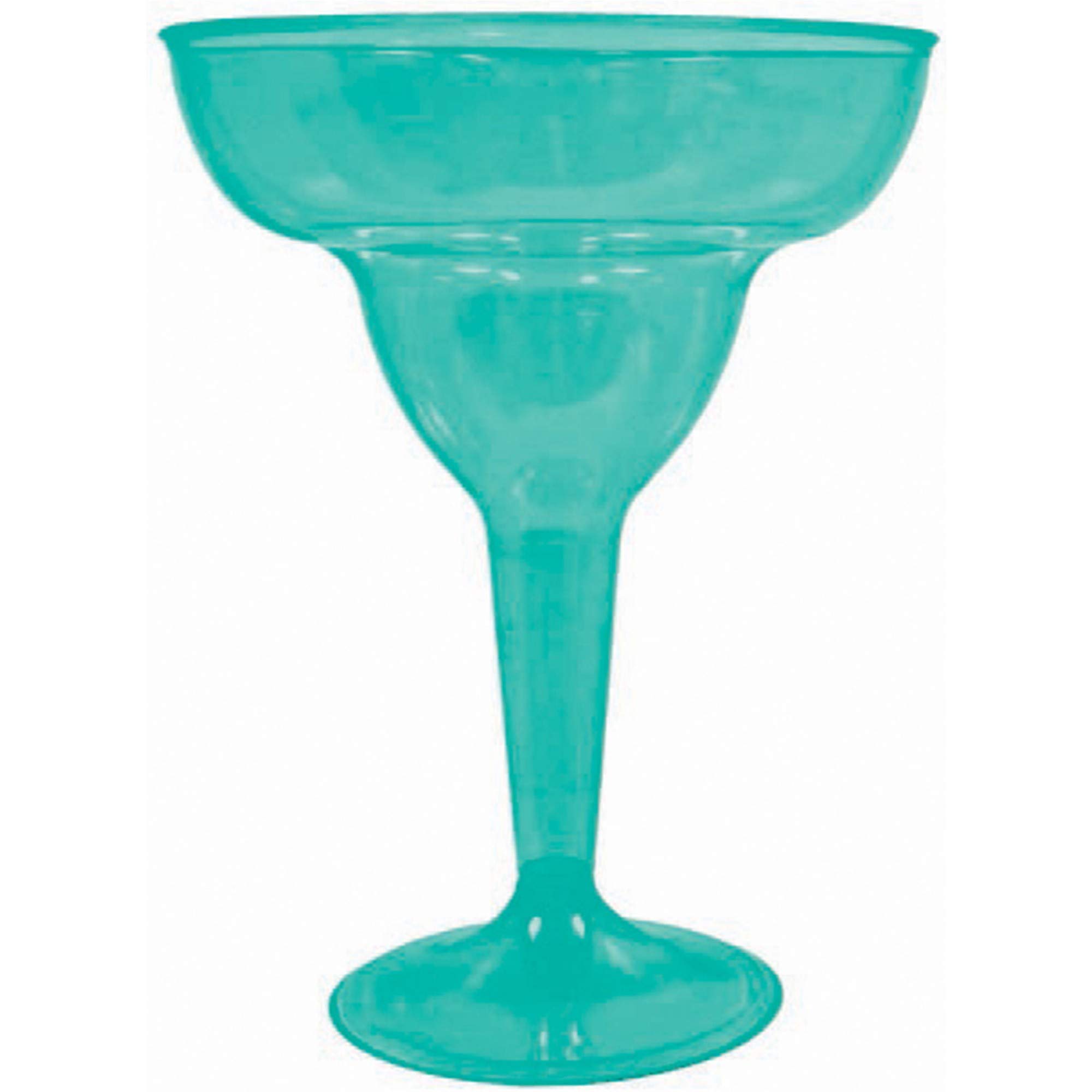Amscan Fun-filled Fiesta Cinco de Mayo Party Assorted Colors Margarita Glasses Tableware, Plastic, 8oz, Pack of 20, 11 oz, Multicolor