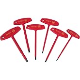 Wiha 33490 T-Handle Hex Driver Set, Inch, 1000 Volt, 6 Piece