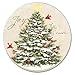 CounterArt Joy of the Season- Christmas Tree Absorbent Coasters, Set of 4